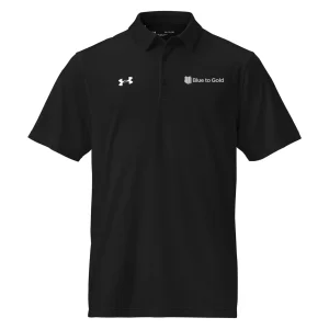 Blue to Gold Under Armour® men's polo