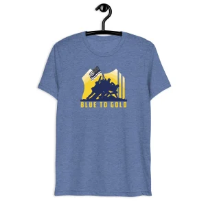 Battle For The Thin Blue Line Soft Lightweight Tri-blend Short Sleeve T-shirt