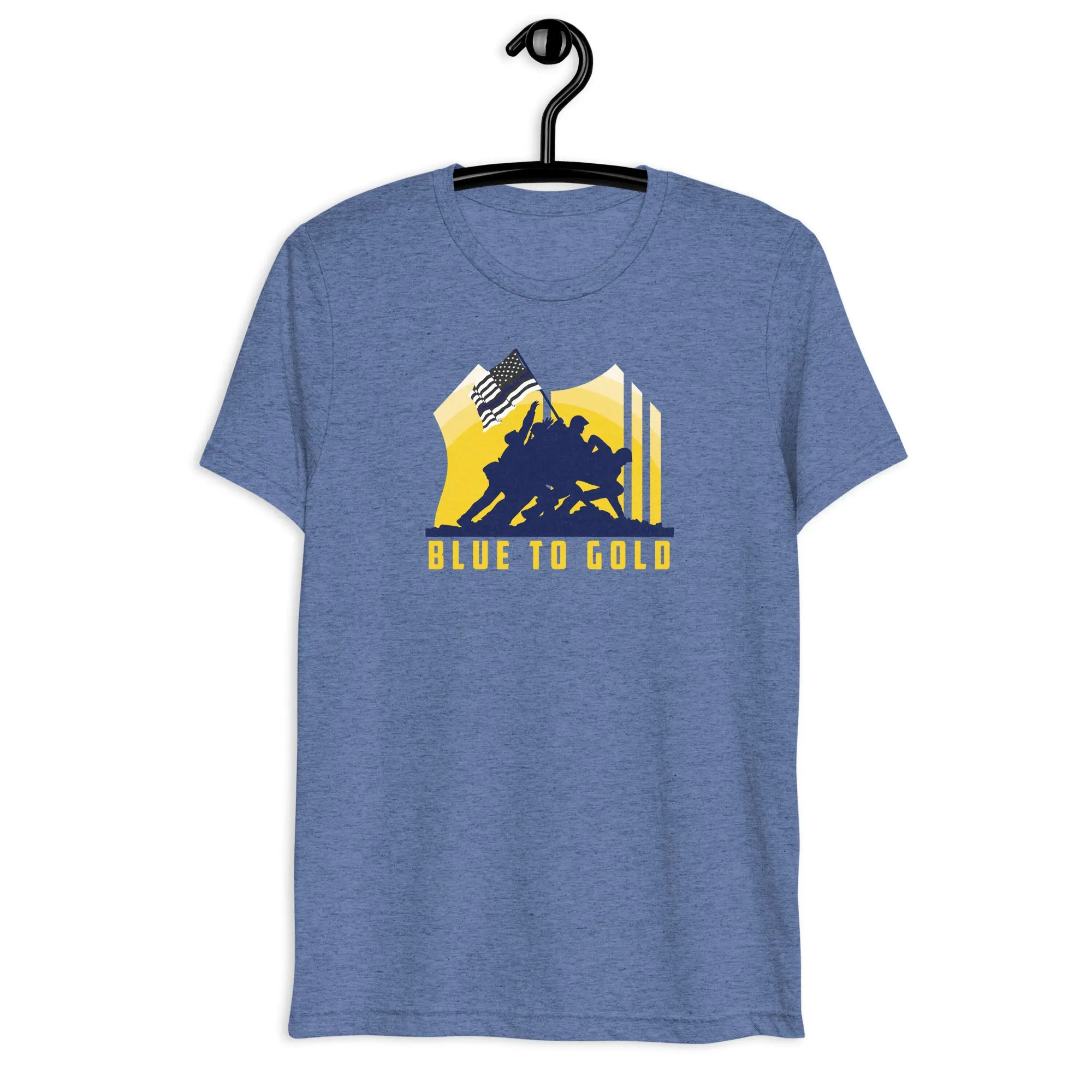 Battle For The Thin Blue Line Soft Lightweight Tri-blend Short Sleeve T-shirt