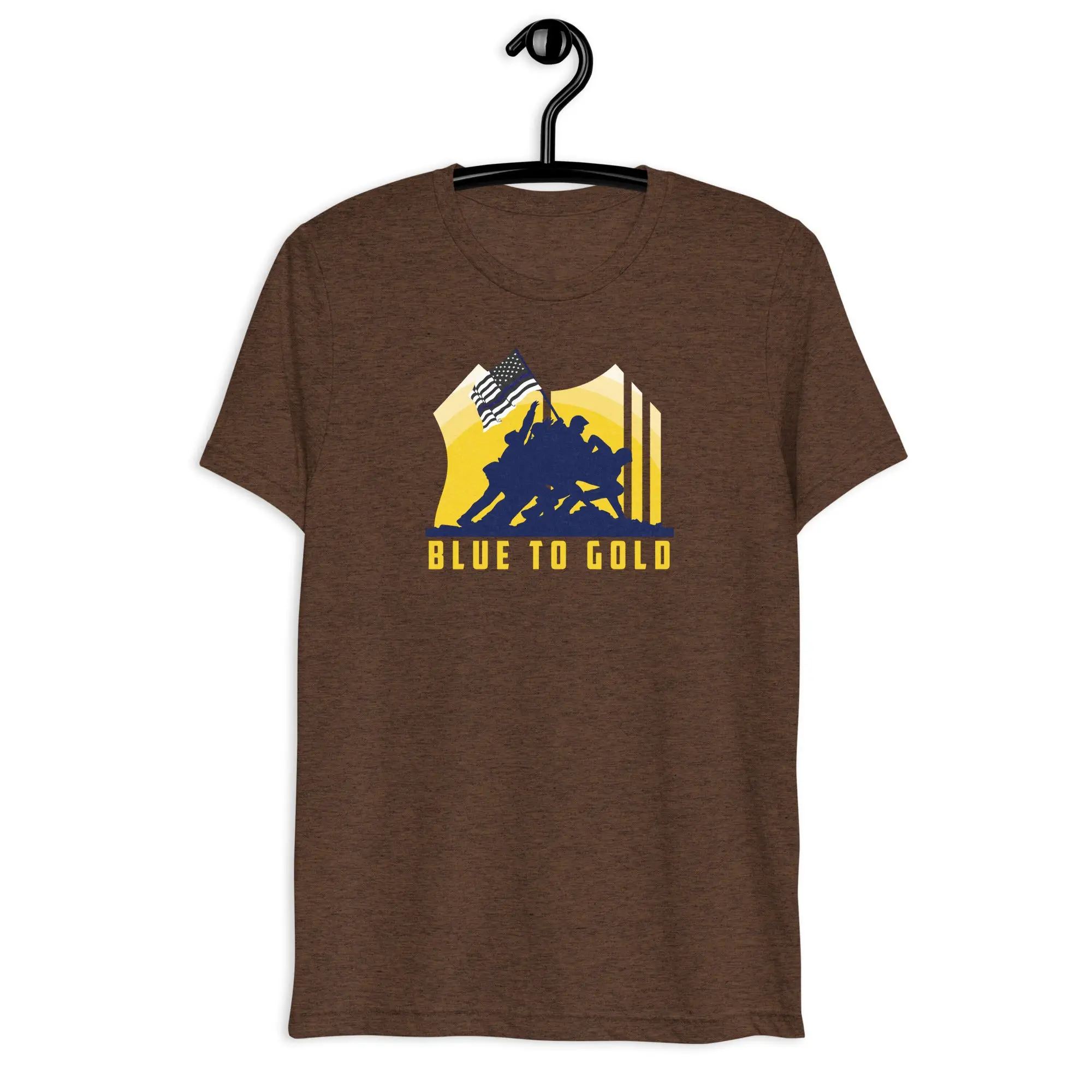Battle For The Thin Blue Line Soft Lightweight Tri-blend Short Sleeve T-shirt - Image 5