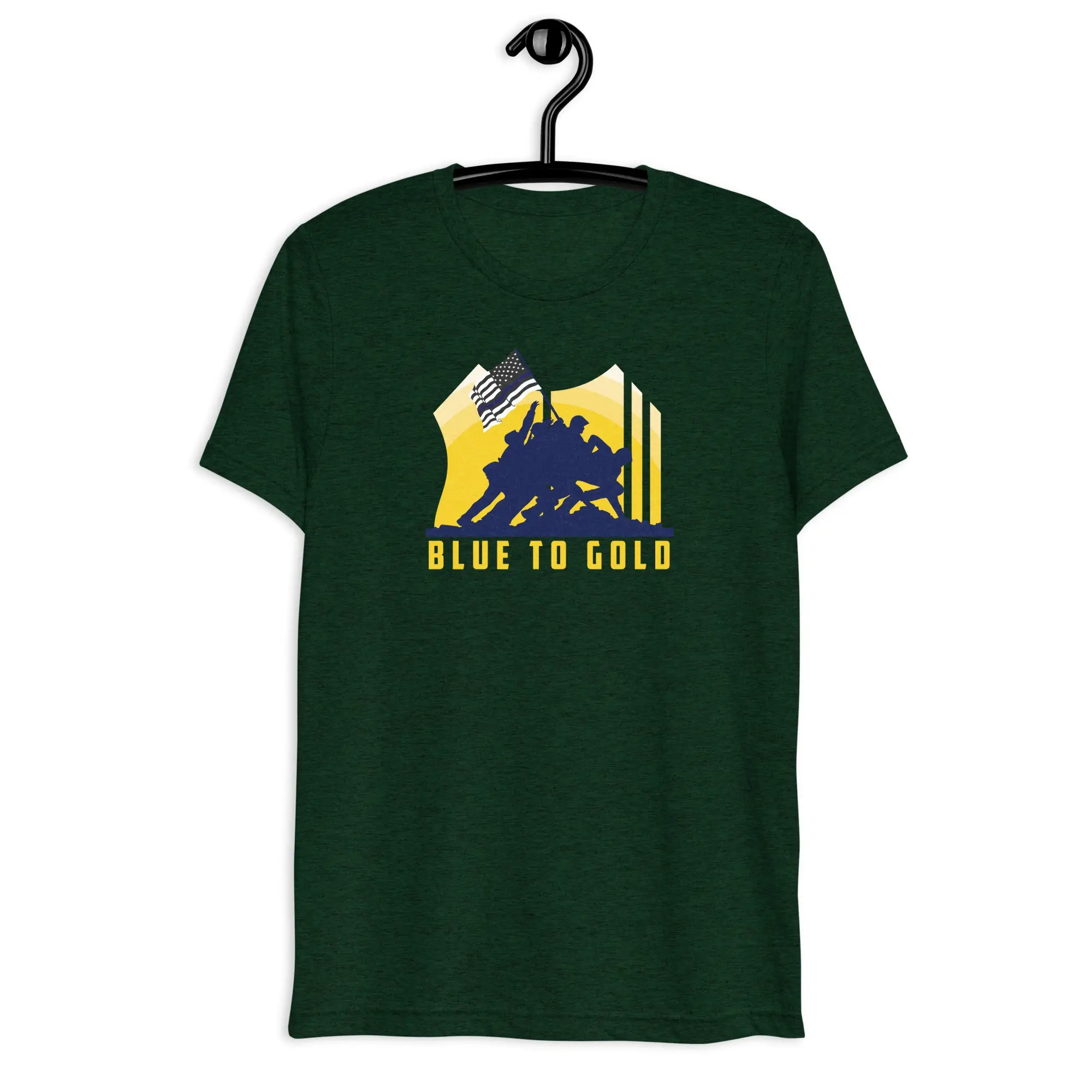 Battle For The Thin Blue Line Soft Lightweight Tri-blend Short Sleeve T-shirt - Image 4