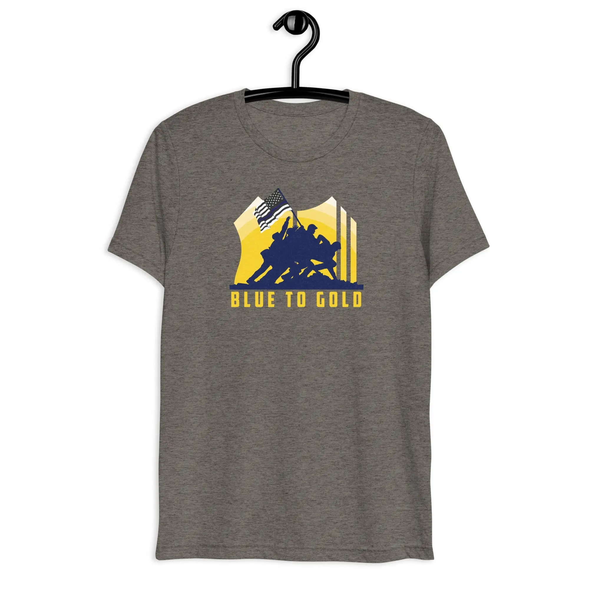 Battle For The Thin Blue Line Soft Lightweight Tri-blend Short Sleeve T-shirt - Image 8