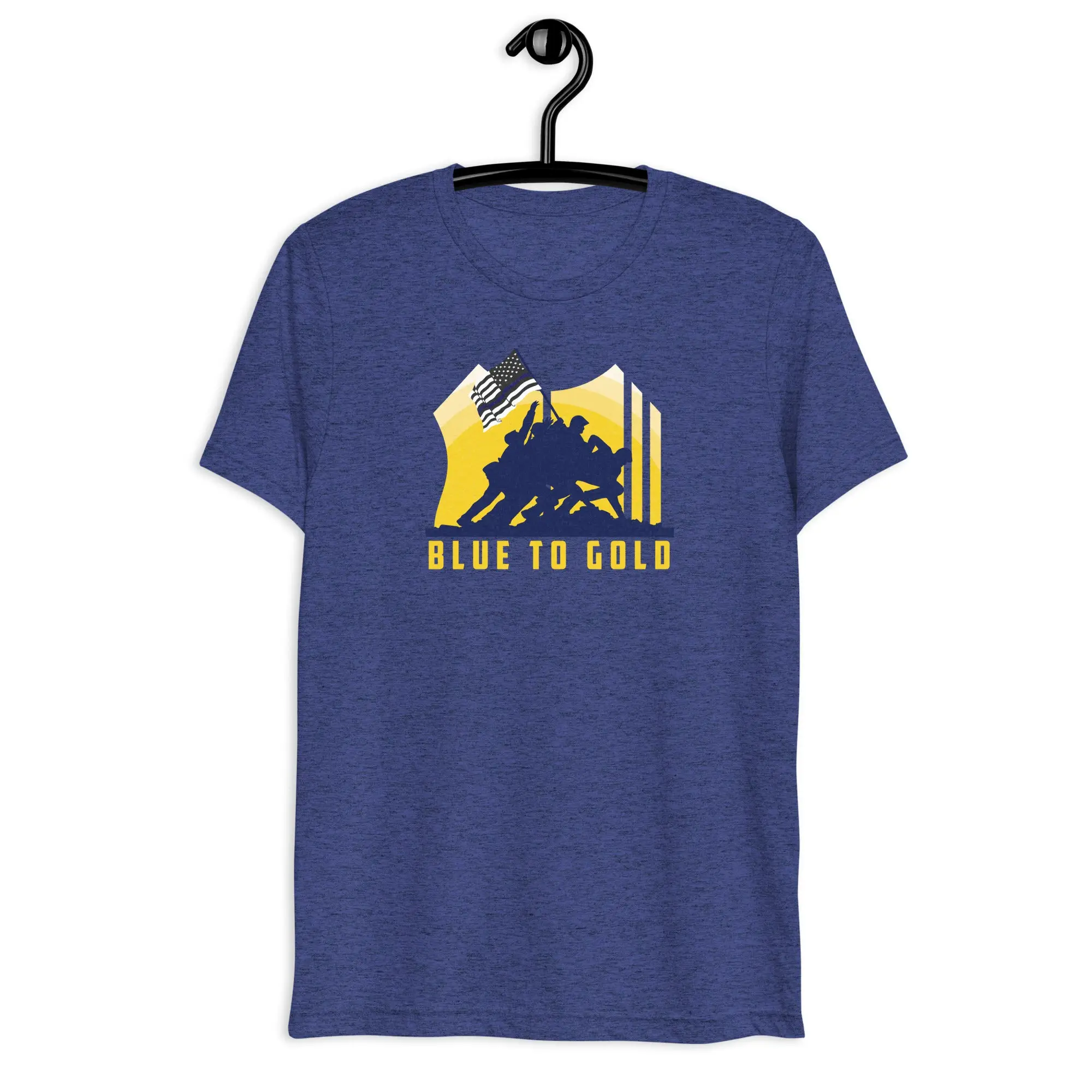 Battle For The Thin Blue Line Soft Lightweight Tri-blend Short Sleeve T-shirt - Image 7