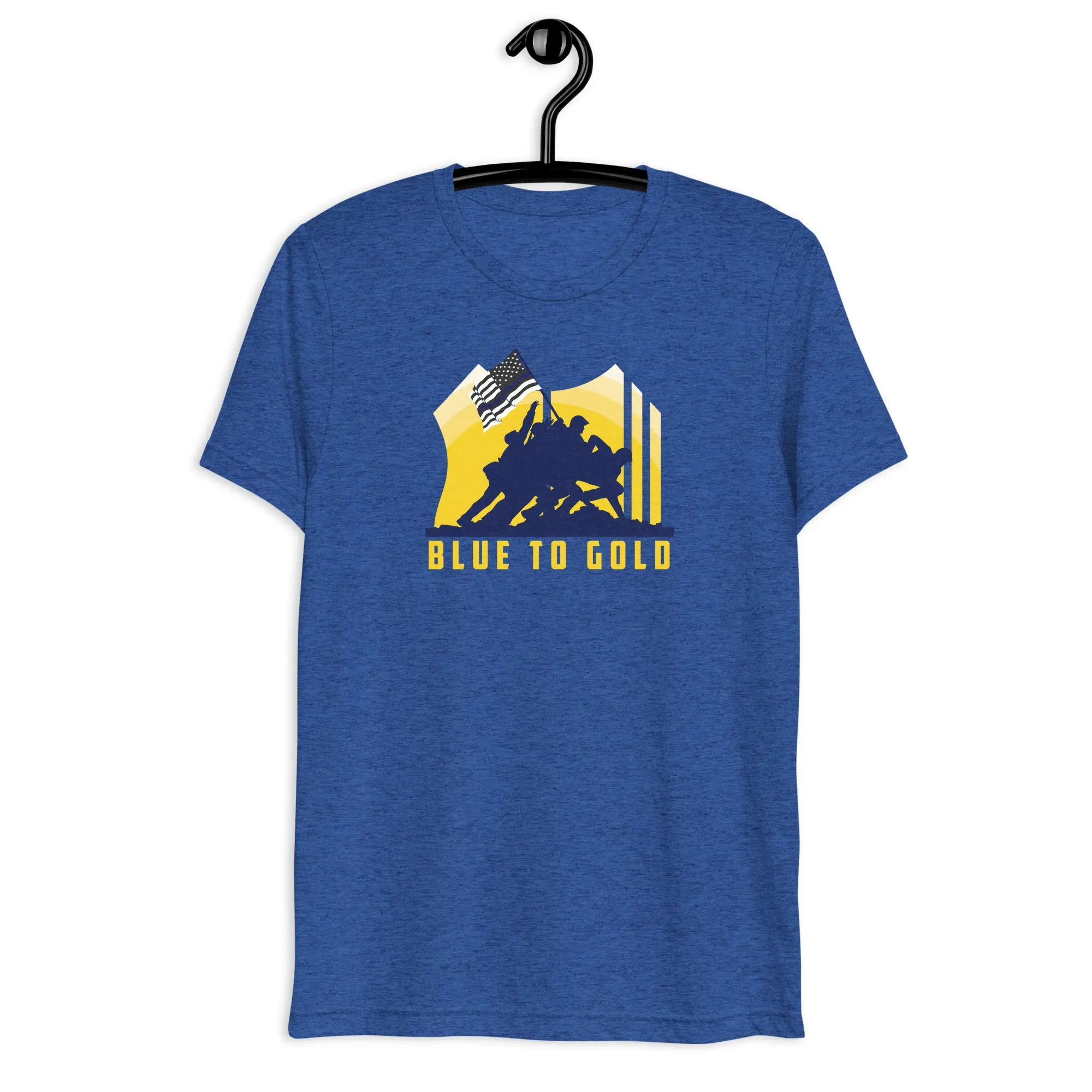 Battle For The Thin Blue Line Soft Lightweight Tri-blend Short Sleeve T-shirt - Image 6